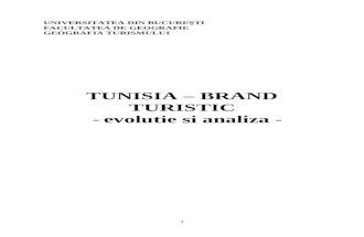 Tunisia Brand Turistic Evolutie Si Analiza