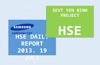 Hse Daily Report 18.7