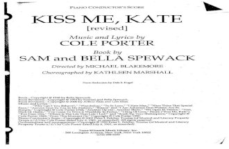 Kiss Me, Kate - 1999 Score