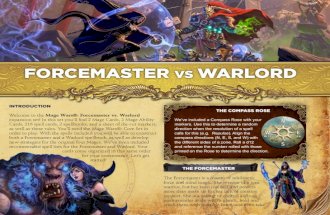 Mage Wars - Forcemaster vs Warlord Rulebook