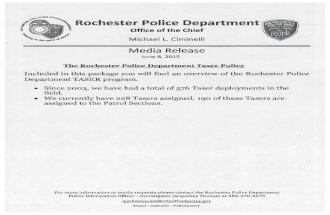 Tasers: RPD report
