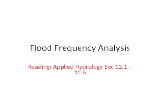 Flood Frequency