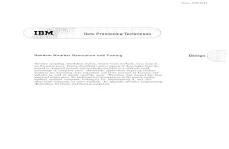 IBM C20-8011: Random Number Generation and Testing