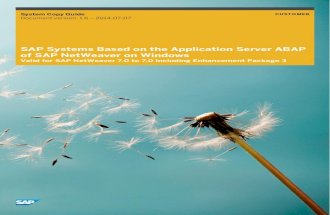 Copying SAP Systems Based on SAP NetWeaver 70 Support Release 3  70 Including 1 2 or 3  Using Software Provisioning Manager 10.pdf