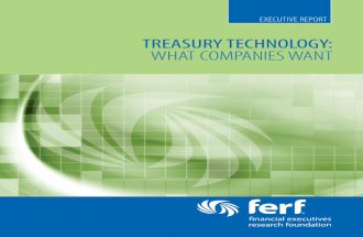 Use of Tressury for ERP