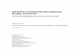 AASHTO - Commonly-Recognized Bridge Elements (2000)