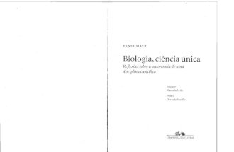 Biologia como ciência, por Mayr (2004)