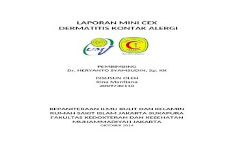 Laporan Dermatitis Kontak Alergi