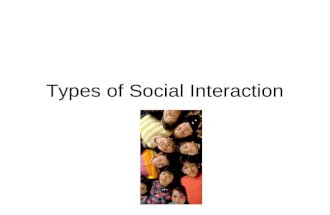 11 Types of Social Interaction