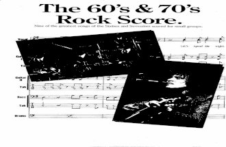 The 60s and 70s Rock Score