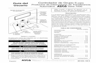 Panel Control - G5 - Controller - Español - Spanish