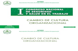 Cambio de Cultura Organizacional
