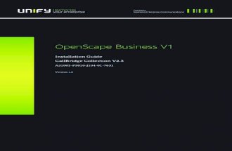 OpenScape Business V1, CallBridge Collection V2.3, Installation Guide, Issue 1