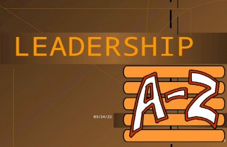 Leadership AtoZ