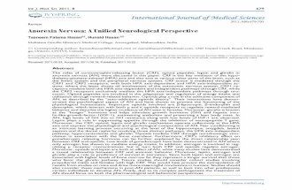 Anorexia Nervosa - A Unified Neurological Perspective