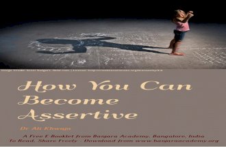 How You Can Become Assertive
