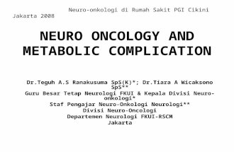 Neuro Oncology and Metabolic Complication