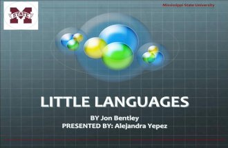 Little Languages