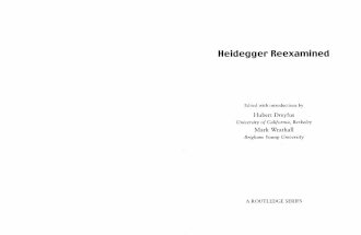 Heidegger Reexamined [Volume 1 - Dasein, Authenticity, And Death]