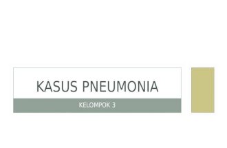 Kasus Pneumonia