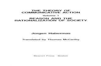 Jurgen Habermas - Theory of Communicative Action