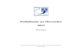 Podnikanie Na Slovensku 2012
