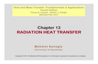 Heat 4e Chap13-Radiation HT Lecture-PDF