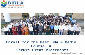Enroll for the Best BBA & Media Course & Secure Great Placements