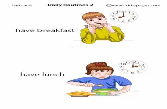 Daily Routines 4