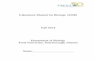 Lab Manual, Bi1020, FA 2014 FINAL AM.doc