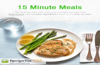 RecipeTin Eats 15 Minute Meals E-Cookbook