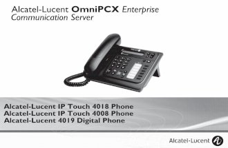 ENT PHONES IPTouch-4008-4018-4019Digital-OXEnterprise Manual 0907 En