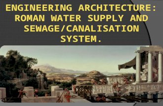 Roman water supply and sewage systems