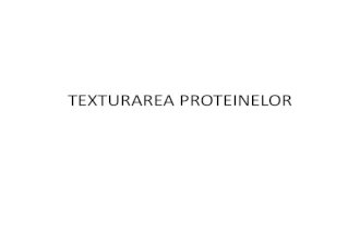 Texturarea Proteinelor