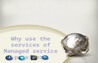 Why Use the Services of Managed Service Provider