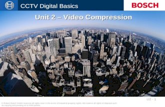 CCTV SYSTEMS Video Compression