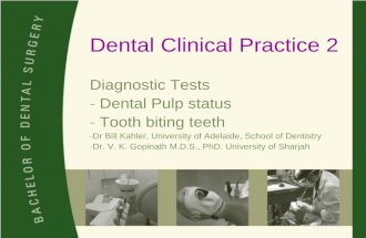 Diagnostic Tests  in dentistry