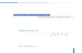 Kajian Ekonomi dan Keuangan Regional Provinsi Riau Triwulan IV 2014.pdf