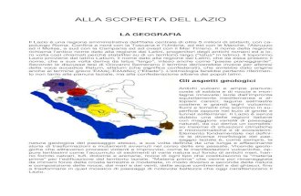 Geografia Lazio