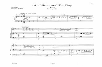 14. Glitter and Be Gay Sheet Music