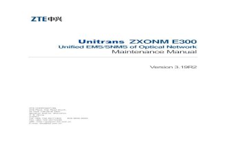 Sjzl20090609-Unitrans ZXONM E300(V3.19R2) Maintenance Manual_516854