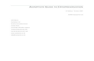 Asymptote Guide to Cryopreservation
