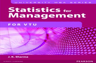 Statistics for Management-For VTU