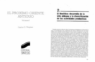 GONZÁLEZ-WAGNER, C. - El Neolítico. Desarrollo de la vida aldeana y la diversificación de las actividades productivas (Cap.2).pdf