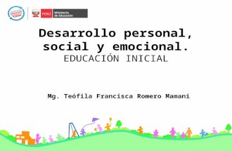 Desarrollo Personal.social y Emocional