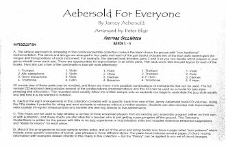 Aebersold for Everyone - Conductors Score