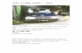 Jual Kijang Super 1986 -2004