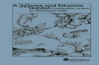 A  marine  and  estuarine  habitat  classi$cation  system  for  Washington  State.