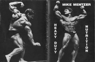 Bodybuilding Heavy Duty Nutrition Mike Mentzer
