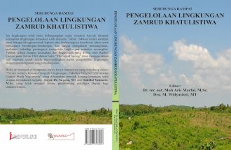 Buku Pengelolaan Lingkungan Zamrud Khatulistiwa Fakultas Geografi UGM